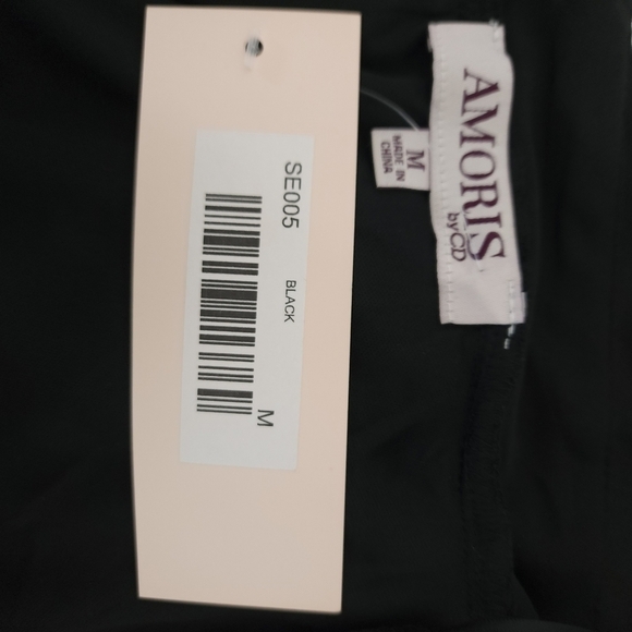 NWT Amoris Black Halter Maxi Gown Size M - Picture 9 of 12